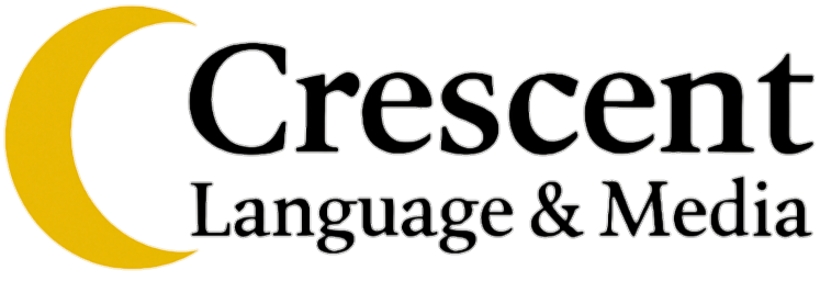 Crescent Language & Media Logo